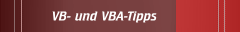 VB- und VBA-Tipps